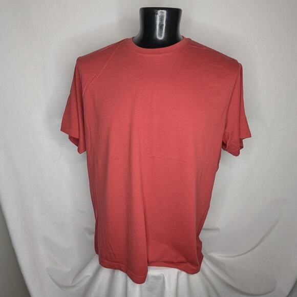 Eddie Bauer Men's T-Shirt XXL Heather Red Short Sleeve Casual Cotton Crewneck - Picture 1 of 4